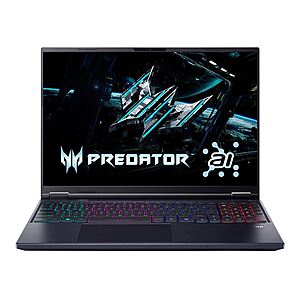 Acer Predator Helios Neo 16: 16" QHD+ 240Hz, Ultra 9 275HX, RTX 5070 Ti, 32GB DDR5, 1TB SSD $1699.99
