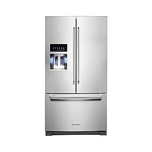 KitchenAid 26.8 Cu. Ft. Standard-Depth French Door Refrigerator 00 + Free Delivery, Install & Haul Away
