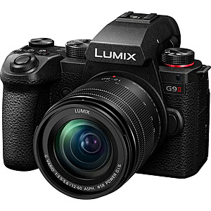 Panasonic LUMIX G9II Mirrorless Camera w/ LUMIX ASPH 12-60mm F3.5-5.6 Lens $1300 + Free S/H