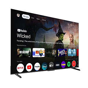 100" Philips 100PQL7556 QLED+ 4K UHD 144Hz Google Smart TV $998 + Free S&H