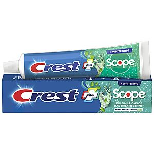 4-ct Oral-B Dual Clean Toothbrushes or Select 5.4-oz Crest Toothpaste + $5 WG Cash 3 for $9 & More + Store Pick Up ($10 min)