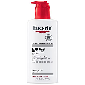 13.5-Oz Eucerin Original Healing Lotion Pump Bottle $5 + Free Pickup on Orders