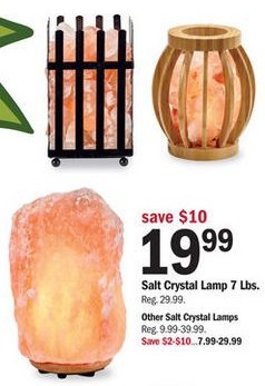 Meijer Black Friday: Salt Crystal Lamps for USD 2.00 - USD 10.00 - Slickdeals.net