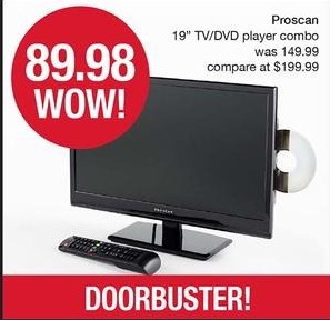 Stein Mart Black Friday: 19&quot; Proscan TV/DVD Player Combo for $89.98 - www.bagssaleusa.com