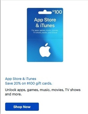 Black friday apple itunes gift card