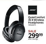Conns Black Friday: Bose QuietComfort 35 II Wireless Headphones for $299.99