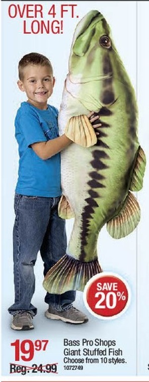 giant stuffed fish toy