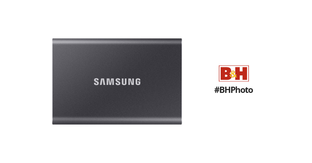 Samsung 500GB T7 Portable SSD (Blue/Grey) free shipping - $69.99 - 30% off!