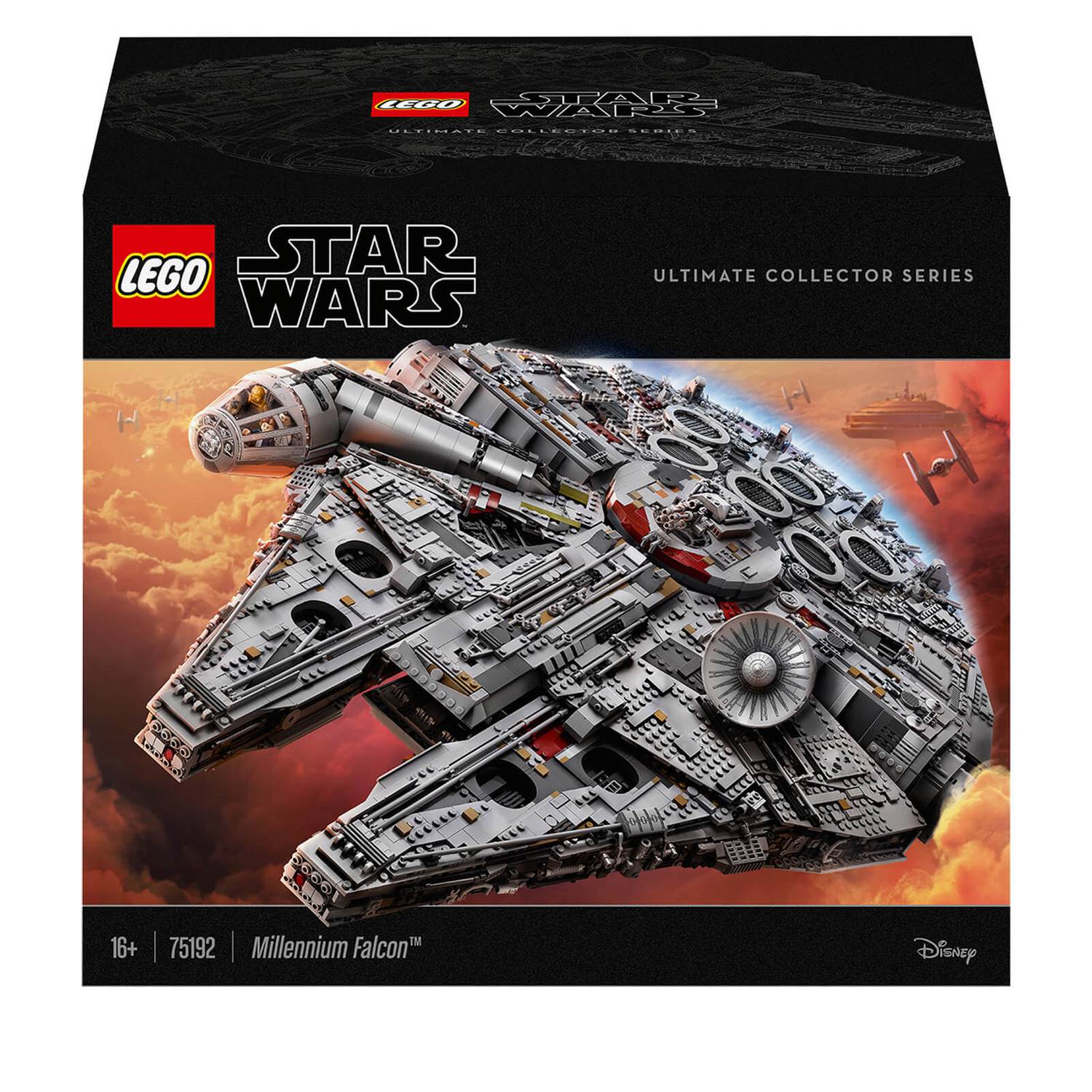 skal lette Cirkel LEGO Star Wars Millennium Falcon Ultimate Collector Series Set (75192)