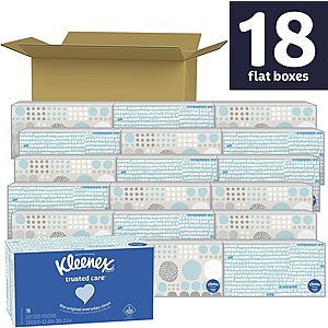 Kleenex Trusted Care 2-ply Facial Tissues, Flat Boxes (160 tissues/box, 12  boxes) - Sam's Club
