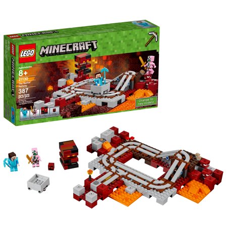 Lego Minecraft The Nether Railway 40 Off Walmart And Amazon