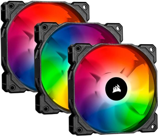 CORSAIR iCUE SP120 RGB PRO 120mm Fan Kit with RGB Lighting CO-9050094-WW - $40