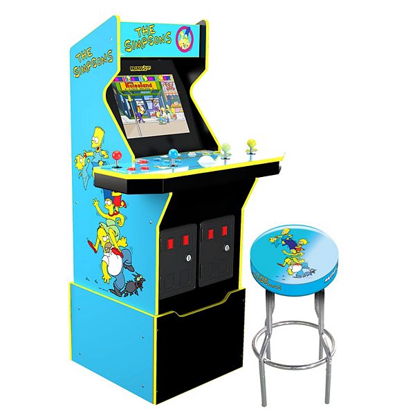 The Simpsons Arcade 1up with stool and tin for $299 + $90 Kohls Cash and 7.5% Kohls Rewards cash