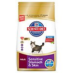Hill's® Science Diet® Sensitive Stomach &amp; Skin Adult Cat Food $12.74~$36.54 + ship @petsmart.com