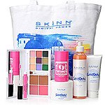 Skinn Cosmetics Six-Piece Santorini Sunsets Bath, Body &amp; Color Set w/ Canvas Tote $39.98 + $3.99 shipping @evine.com