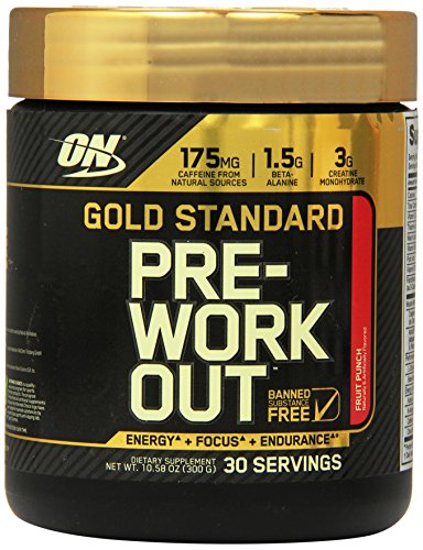 30-Servings Optimum Nutrition Gold Standard Pre-Workout (Fruit Punch) $11.69