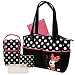 Disney's Minnie Mouse 5-in-1 Diaper Bag Set $14 AC + FS with Kohl's Charge *9/16 back in stock*