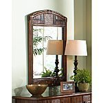 Hospitality Rattan Polynesian Arched Wall Mirror - Antique $161.00 + fs @hayneedle.com