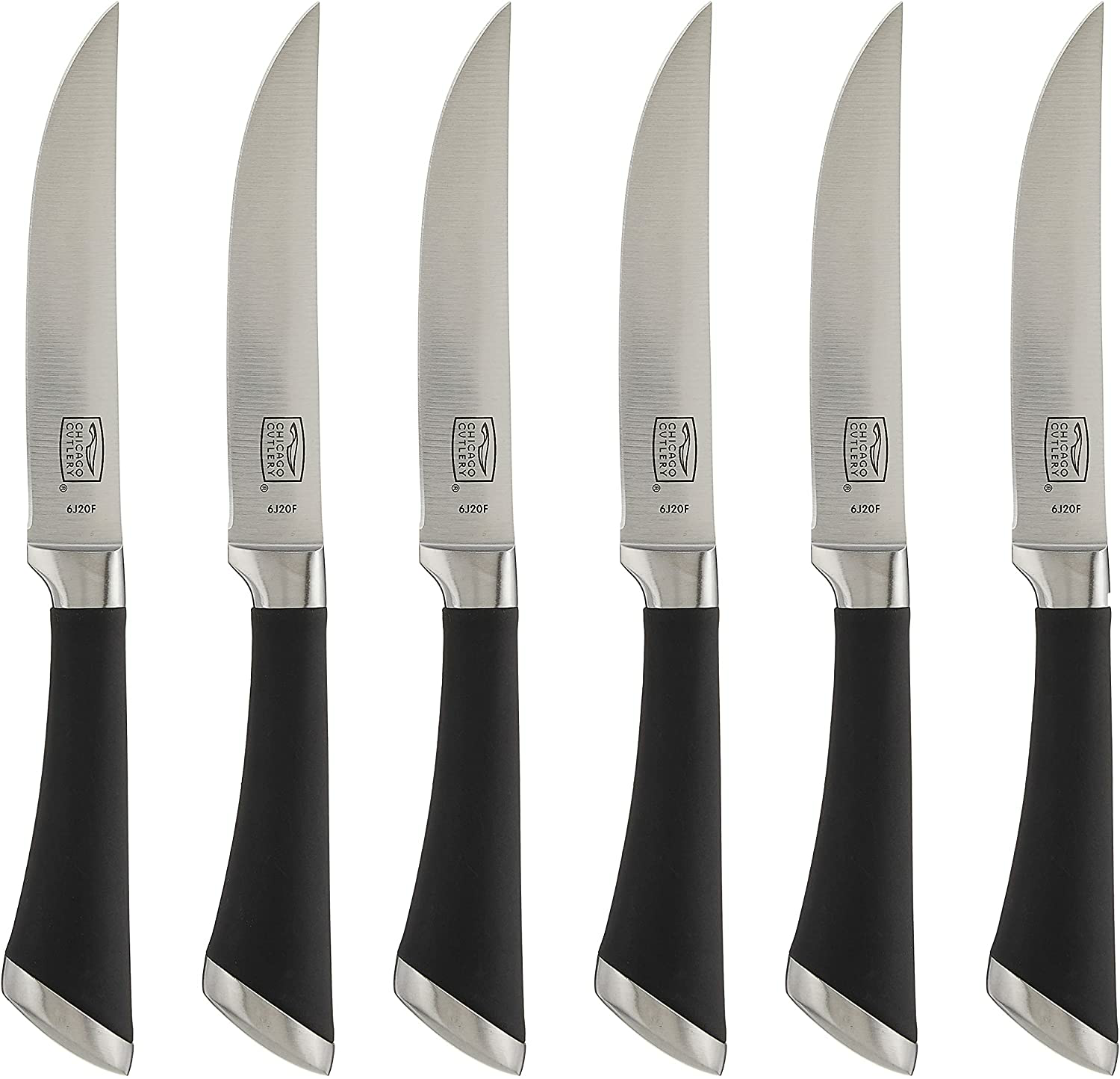 Amazon.com: Chicago Cutlery Fusion 6 Piece Forged Premium Steak Knife Set $32.67