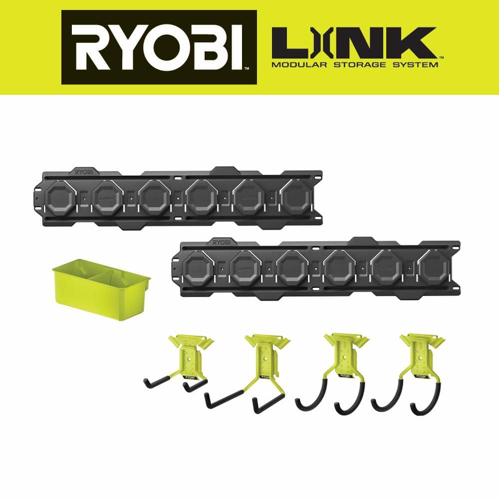 RYOBI LINK 7-Piece Wall Storage Kit STM503K $38 YMMV at Home Depot