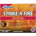 Diamond Strike-A-Fire Firestarter 48 count $2.50 or less BBQ/Campfire YMMV B&amp;M Only at Walmart