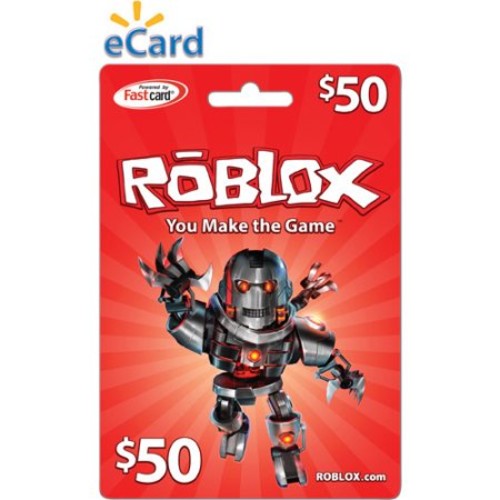 50 Roblox Ecard Email Delivery Slickdealsnet - 5 dollar roblox gift card walmart
