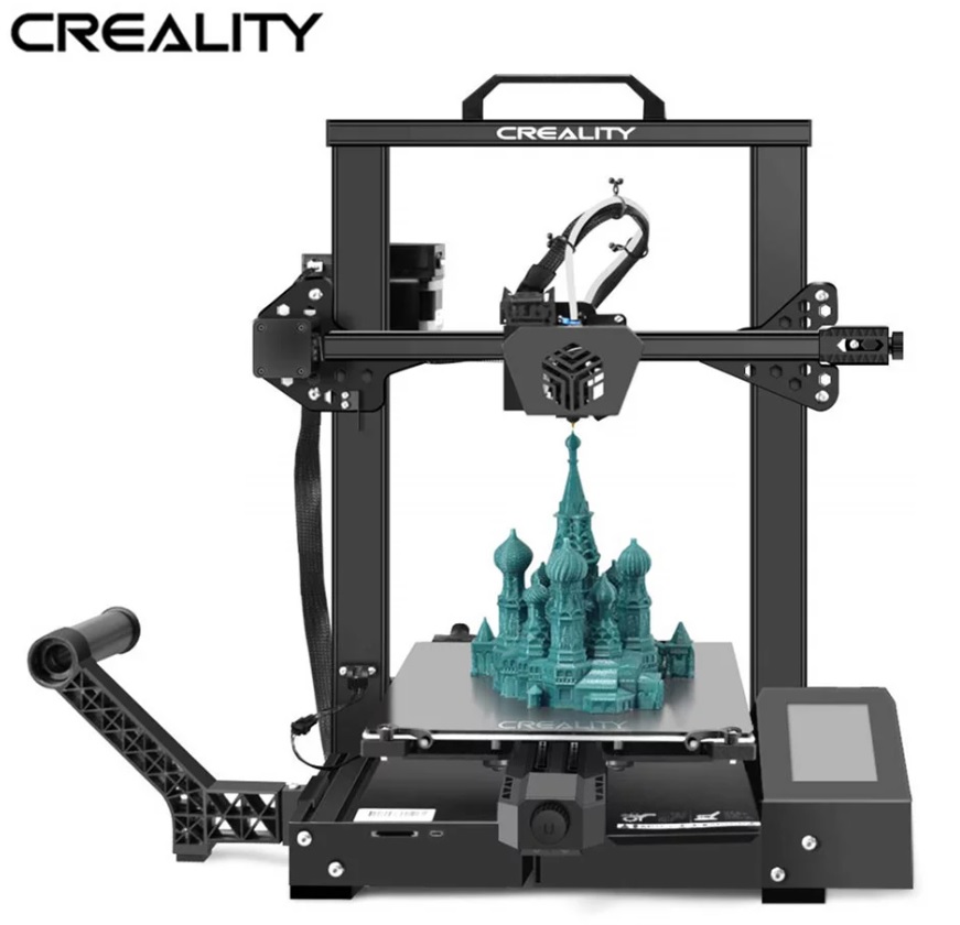 Creality CR-6 SE 3D Printer Auto Leveling 3D Printer with Silent Motherboard Power Supply and Dual Z-axis Print Size 235x235x250mm $169.99 Walmart