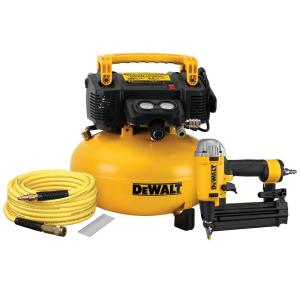 Dewalt 18-Guage Brad Nailer 6 Gal. Heavy Duty Pancake Compressor Kit 100.04 @ Home Depot YMMV B&M