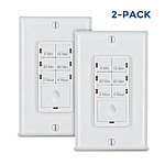 2-Pack GE Push Button In-Wall Digital Countdown Timer (white) $16.25 + Free Shipping