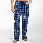 JC Penney $10 off $25 code: Men's Stafford Micro Fleece or Flannel Lounge Pants 1 for $7.50 or 4 for $20, Flannel Robe 1 for $13 or 2 for $16, Pajama Set 1 for $14 or 2 for $18
