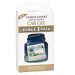 3-pack Yankee Candle Car Gels (Clean Cotton or Variety Pack) $4 + Free Shipping