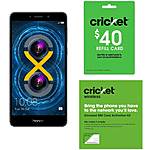 32GB Huawei Honor 6X Smartphone + $40 Cricket Card + SIM Kit $142 + Free Shipping
