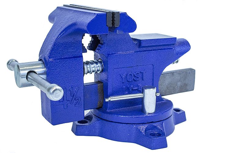 Yost Vices 4 Fsv 4 Steel Bench Vise 69 45 4 Lv 4 Home Vise