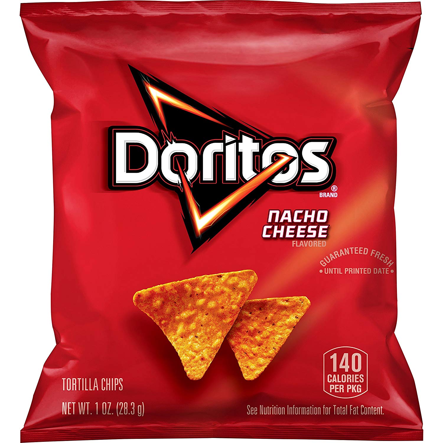 40-Count Doritos Nacho Cheese Flavored Tortilla Chips (1-oz) for $6... 