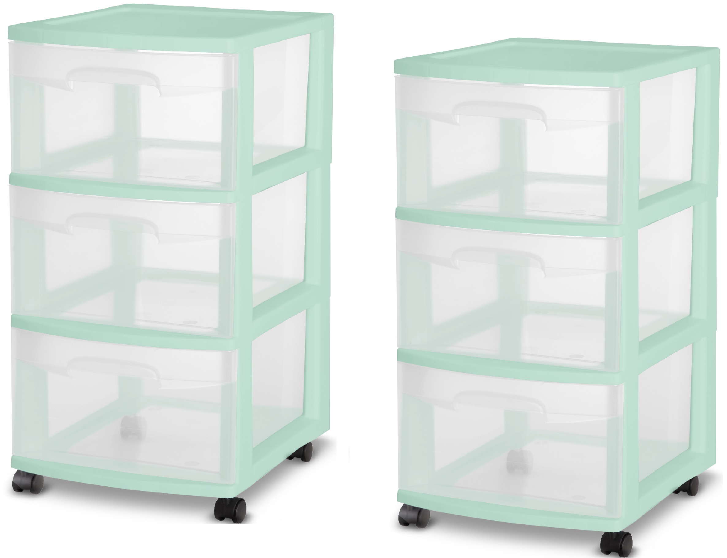 2 Pack Sterilite 3 Drawer Carts For 14 30 At Walmart Free Ship