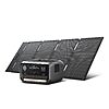 EF ECOFLOW Solar Generator RIVER 3 Plus with 45W Solar Panel, 286Wh Portable Power Station LiFePO4 Battery, 3 Up to 1200W AC Outlets, &amp;lt;10 MS UPS - Amazon - $233.10 AC