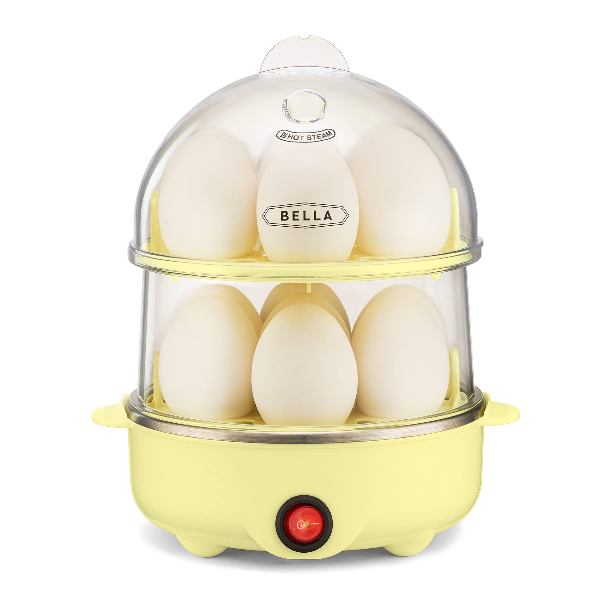 BELLA Rapid Electric Egg Cooker and Poacher (yellow) - 14 Egg Capacity - $9.54 AC - Amazon