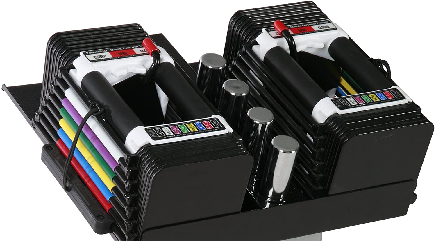 powerblock adjustable dumbbell set 5 to 50 pounds  for 333 plus taxs and free shipping