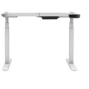 Monoprice Sit-Stand Single Motor Height Adjustable Table Desk Frame,  Electric, Black 