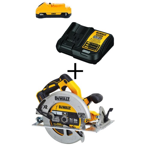 $199 - 20-Volt MAX  Brushless 7-1/4 in. Circular Saw (Tool-Only) with Free 20-Volt MAX Battery 3.0Ah & Charger