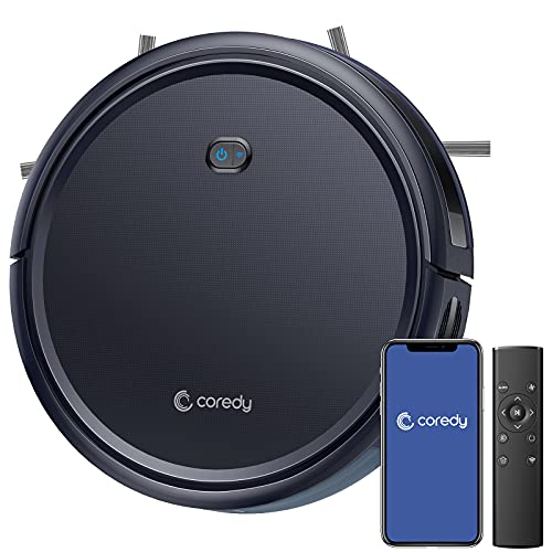 Coredy R400 Robot Vacuum Cleaner,  2000Pa Suction, Works with Alexa, Wi-Fi Connected, Auto Boost Intellect - Amazon Prime - $149.99