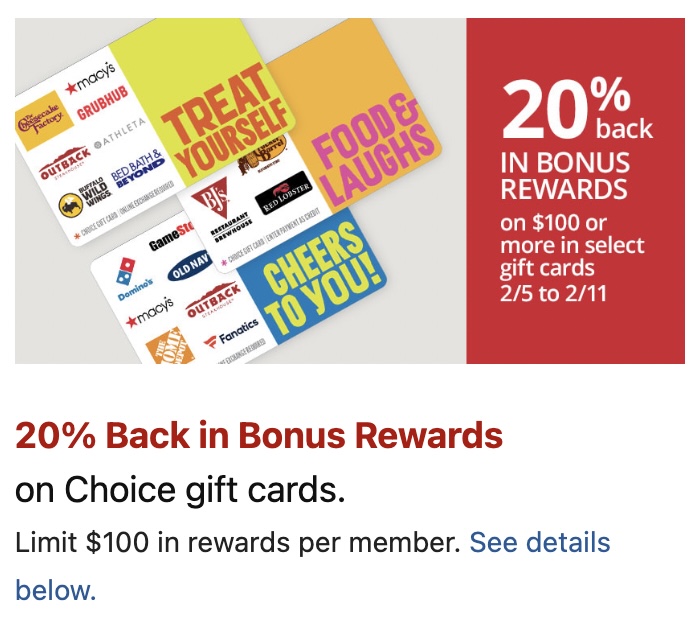 20 Back in Office Depot/OfficeMax Rewards when you buy 100 or more in
