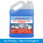 Wet And Forget Outdoor Cleaner, Moss Mold Mildew &amp; Algae Stain Remover, 1 Gal Concentrate (makes 6 gallons), Bleach-free, No rinsing, No scrubbing - Walmart YMMV - As Low As $5