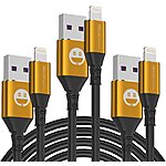 Prime Members: 3-Pk 10' SMALLElectric MFi-Certified iPhone USB-A to Lightning Cable $5.50 + Free Shipping