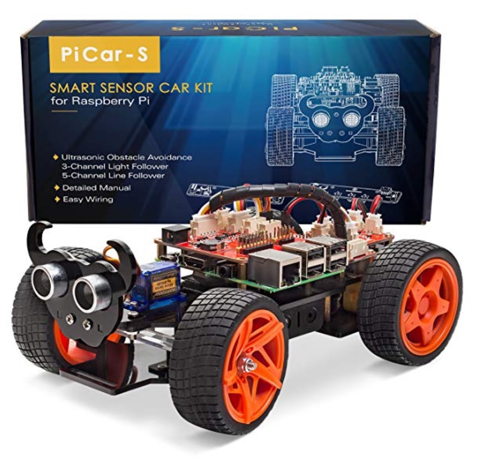 Raspberry Pi Diy Robot Car Kit 83 99 F S Slickdeals Net