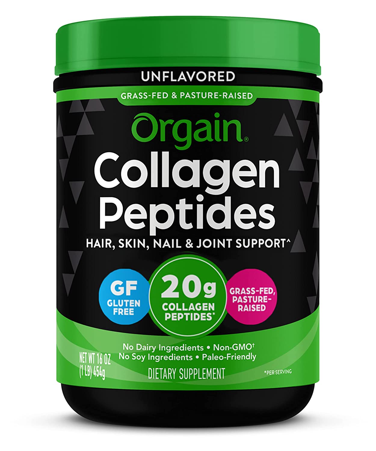 16-Oz Orgain Grass Fed Pasture Raised Collagen Peptides Powder (Unflavored) $16.38 w/ S&S + Free Shipping w/ Prime or on $25+