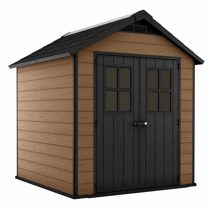 Costco Members: Keter Newton Sheds (Brown or Grey) 7.5'x 9 ...