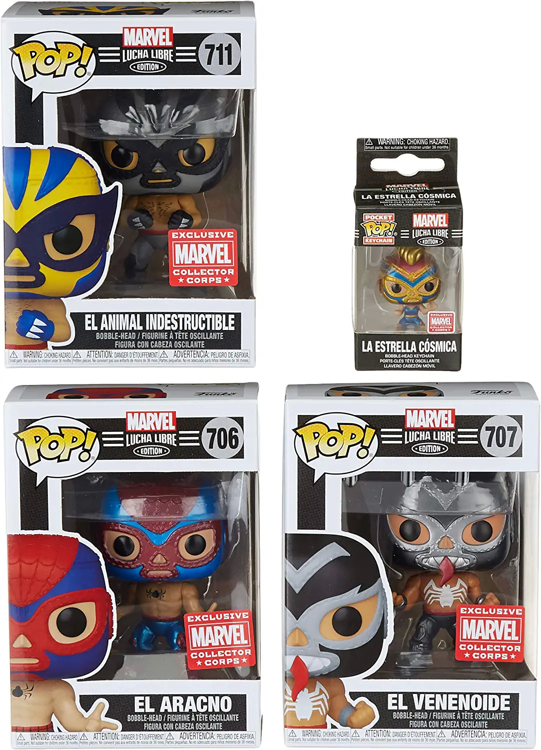 Funko Pop! Marvel Collector Corps Lucha Libre Edition Mystery Box