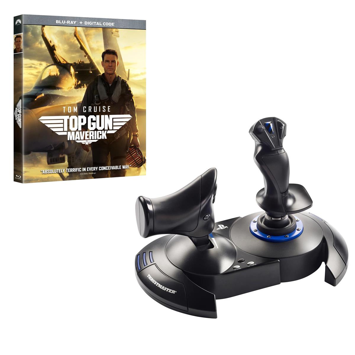 Bitterhed Efterforskning handicappet Thrustmaster T.Flight HOTAS 4 Stick for PS4/PC w/ Top Gun: Maverick  (Blu-ray)