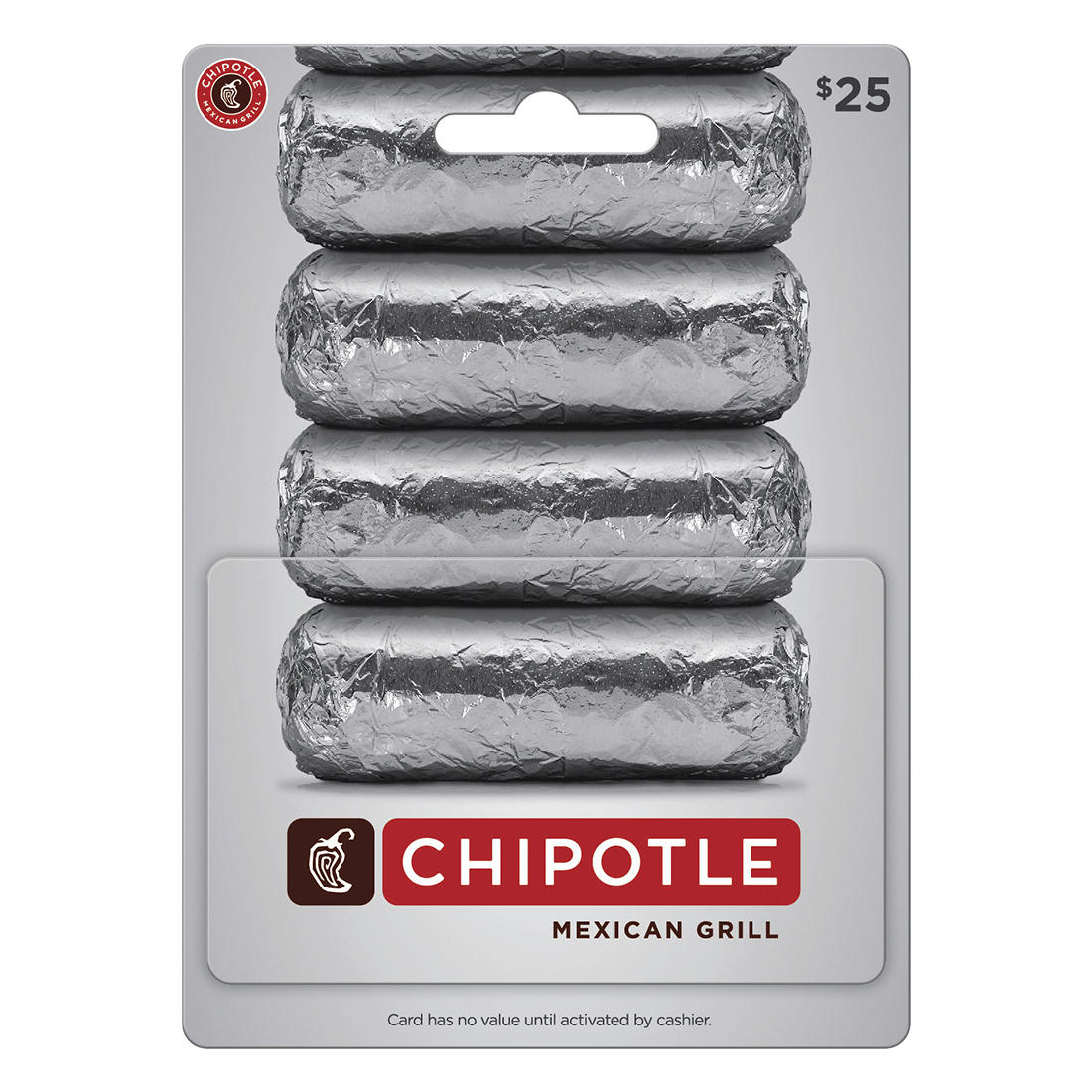BJ’s $25 Chipotle Mexican Grill Gift Card - $19.99